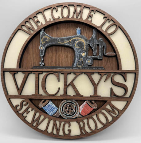 Layered Personalized sign to decorate your workspace or room